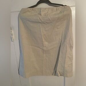 Strapless mini stone dress